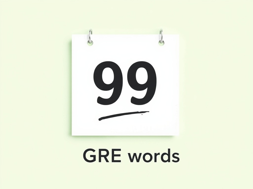 99 Very high frequency GRE Words