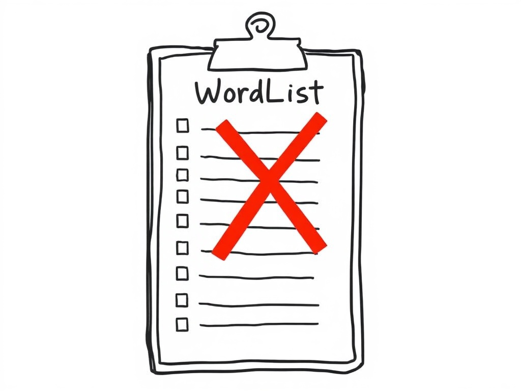 Why wordlists are a bad idea to learn vocabulary